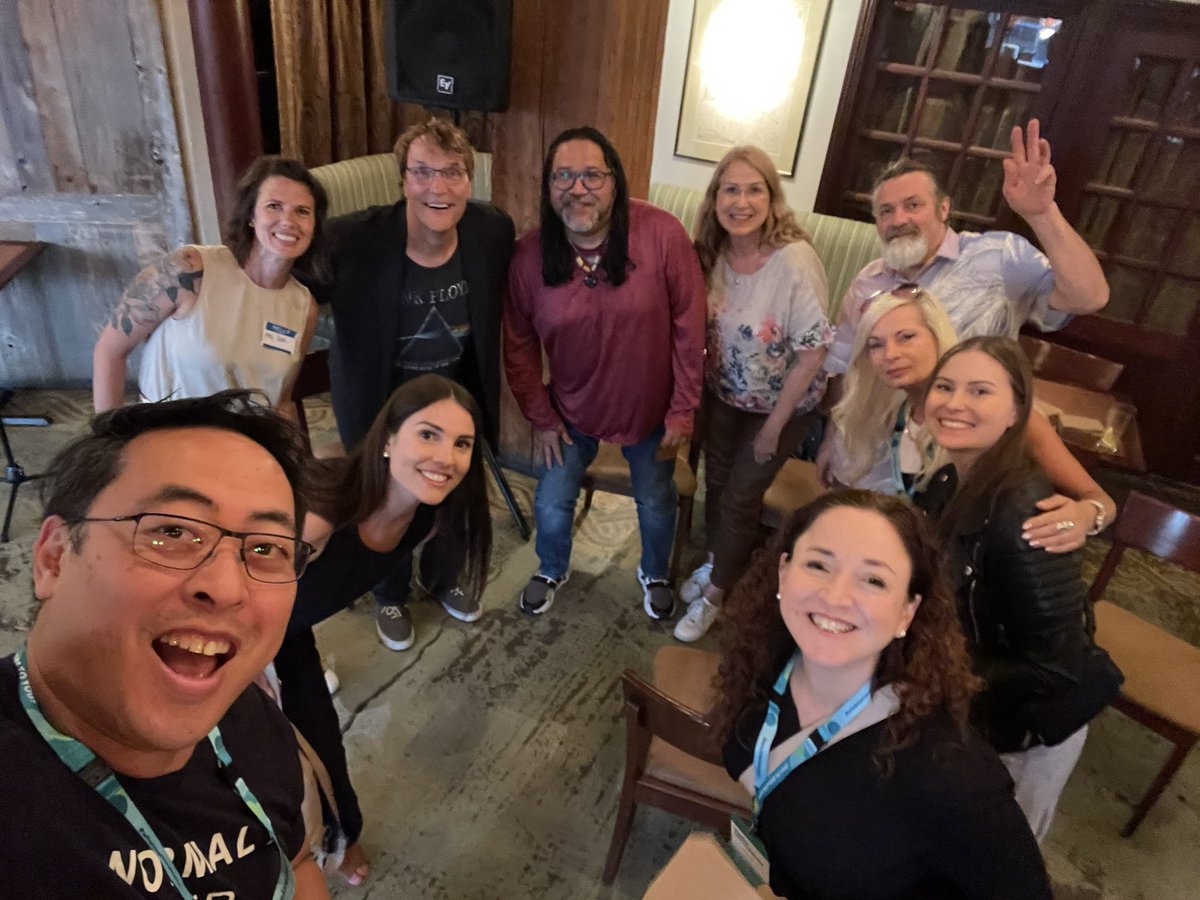 GatewayMedic's tweet photo. If you want to be notified of the next #SynergyHUB gathering of #QIenthusiasts just comment below!! We welcome anyone who is ready to respect everyone!!
Hereโs one of our post #qualityforum #qf23 #selfies @healthqualitybc
Thanks to our #patientpartners and #SHARCs for hosting
๐ @DoctorsOfBC for sponsoring this evening of sharing of improvement ideas.
