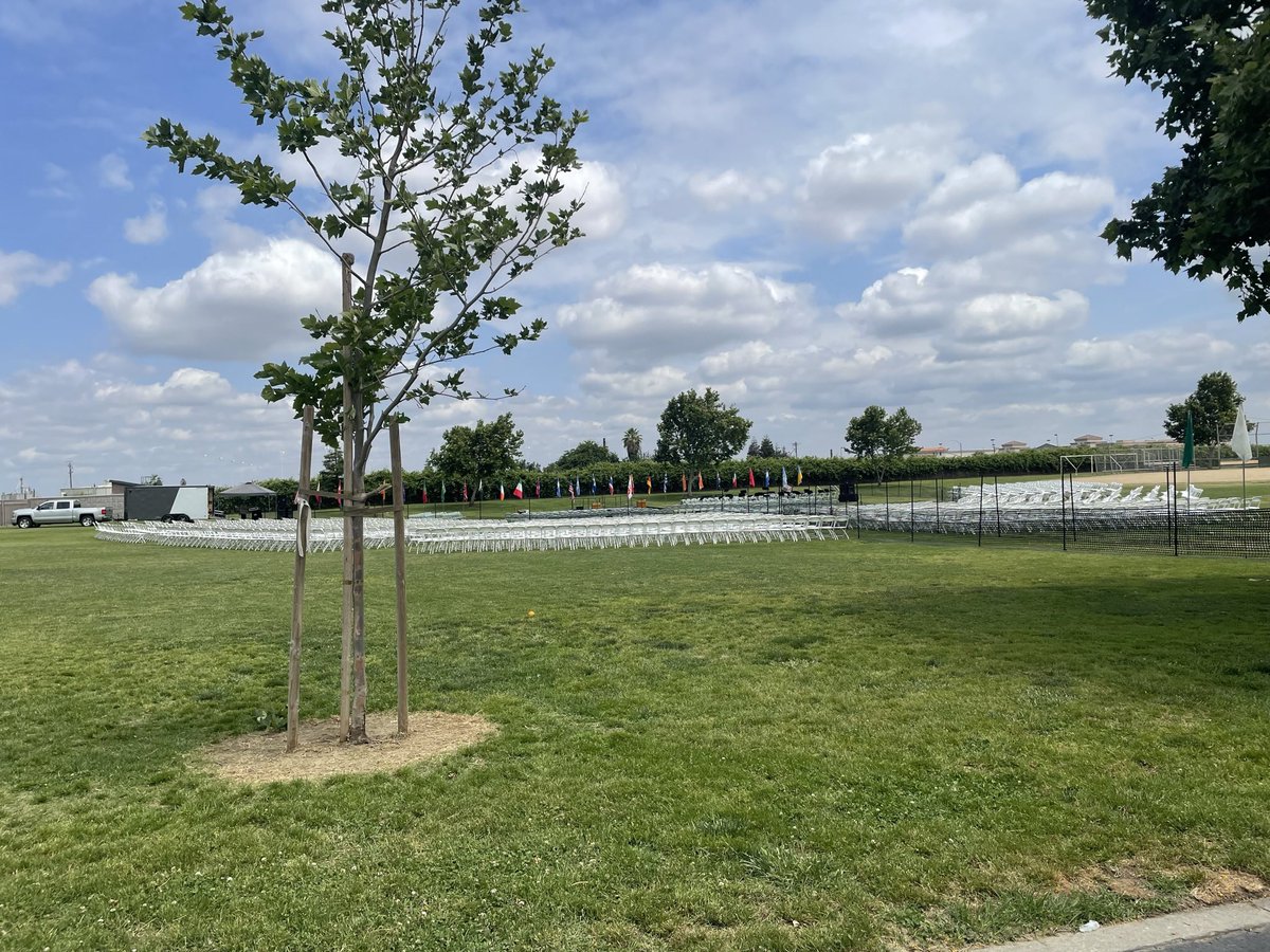 First ever graduation at the home of the <a href="/LMSCougars/">Livingston Middle School</a> ❤️