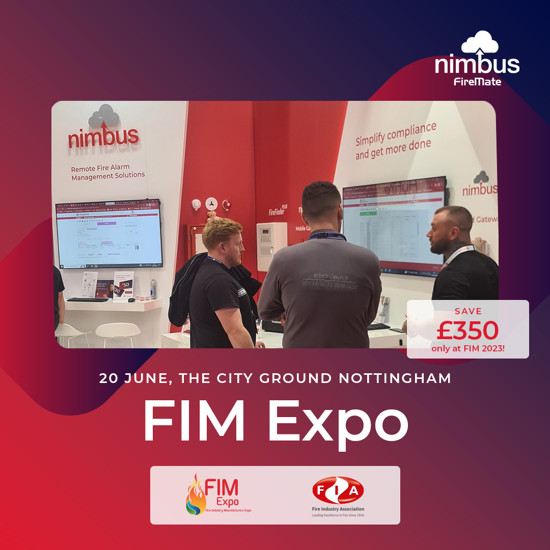 #FIMExpo Nottingham - 20/06/2023
We'll show you how to streamline maintenance &amp; commissioning activities and offer a real differentiator to your customers by implementing our Remote Fire Alarm Management solution Nimbus. 🚀
Free ticket: hubs.li/Q01SMrb_0
#Nimbus