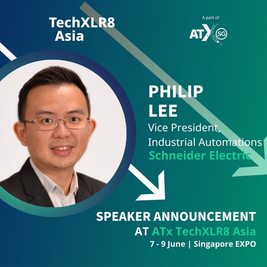 Follow us at TechXLR8 Asia to hear from Philip Lee, VP of Industrial Automations at Schneider Electric, as he deep dive into the boundless potentials of Unleashing Industry 4.0 Capabilities with Universal Automation! 🌐🤖 Get your pass now: bit.ly/3OTQMW4