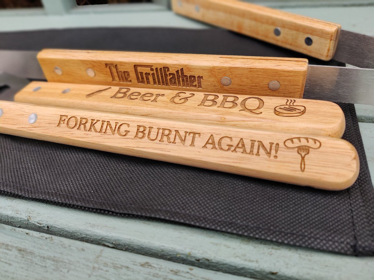Thanks for the kind words! ★★★★★ 'Excellent customer service and fast delivery in time for Father’s Day. Thank you 😊 etsy.me/45RyQS4 #etsy #birthday #fathersday #bbqgrill #bbqtools #fathersdaygift #bestmangift #giftfordad #bbqgift #retirementgift