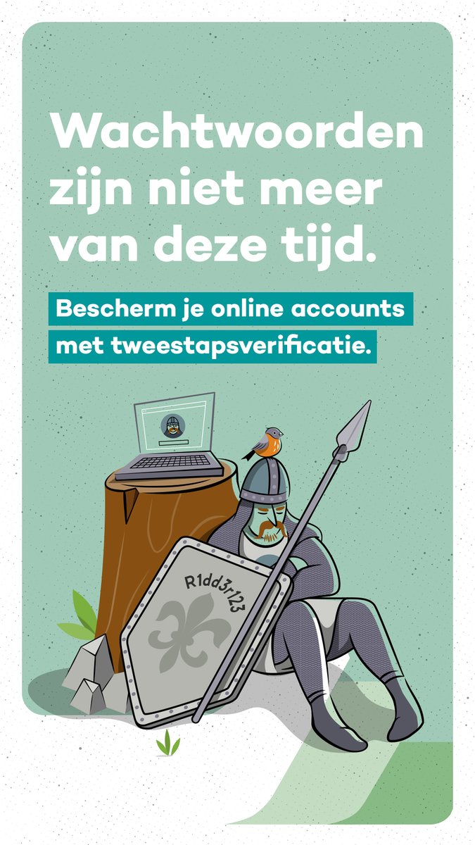 Wachtwoorden zijn niet meer van deze tijd! Bescherm je online accounts met tweestapsverificatie. Doe het nu! safeonweb.be/nl/gebruik-twe…
#2FA
