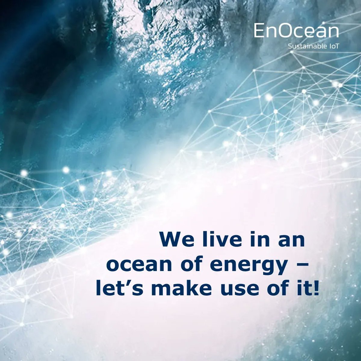 🌊 Celebrating #WorldOceanDay with #EnOcean's vision: 'We live in an ocean of energy – let's make use of it!' Our innovative #energyharvesting technology converts ambient sources to power #wireless solutions for a #sustainable future. 🌍🌿 #sustainableIoT