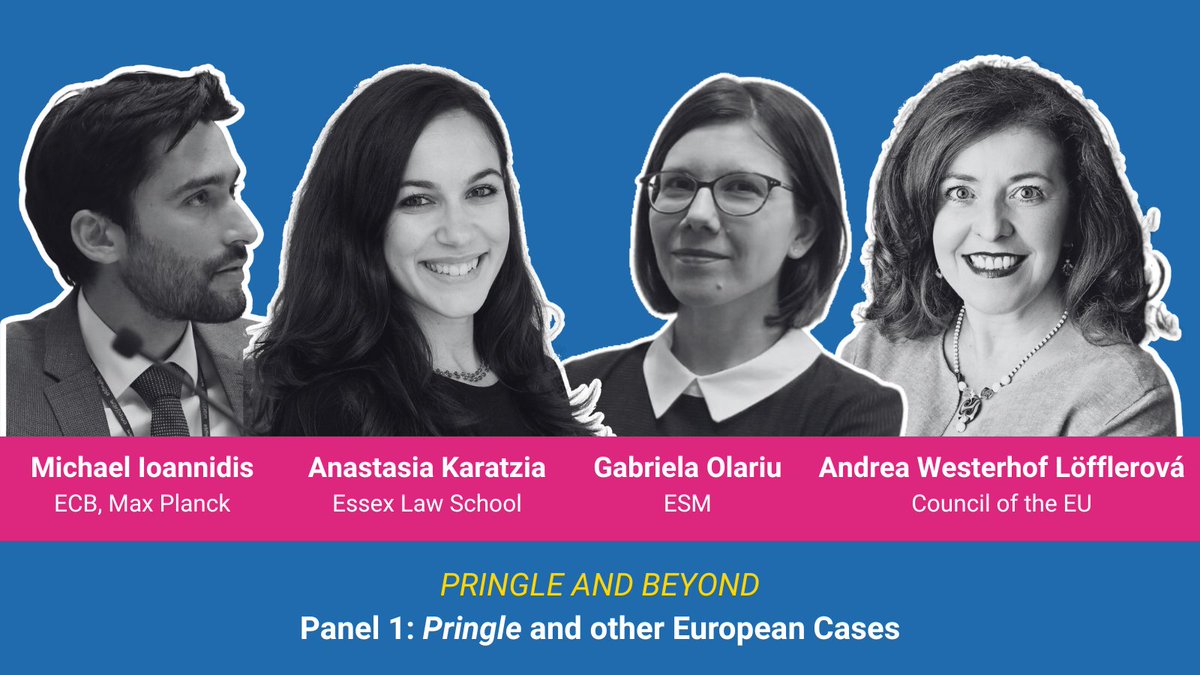 ⚖️ Introducing Panel 1 from the Pringle legal conference:

Michael Ioannidis 
Heikki Kanninen 
Anastasia Karatzia (<a href="/AKaratzia/">Anastasia Karatzia</a>)
Gabriela Olariu 
Andrea Westerhof Löfflerová 

💻 In-person or live stream
📝 For more information and to register ow.ly/GEhu50OG8My