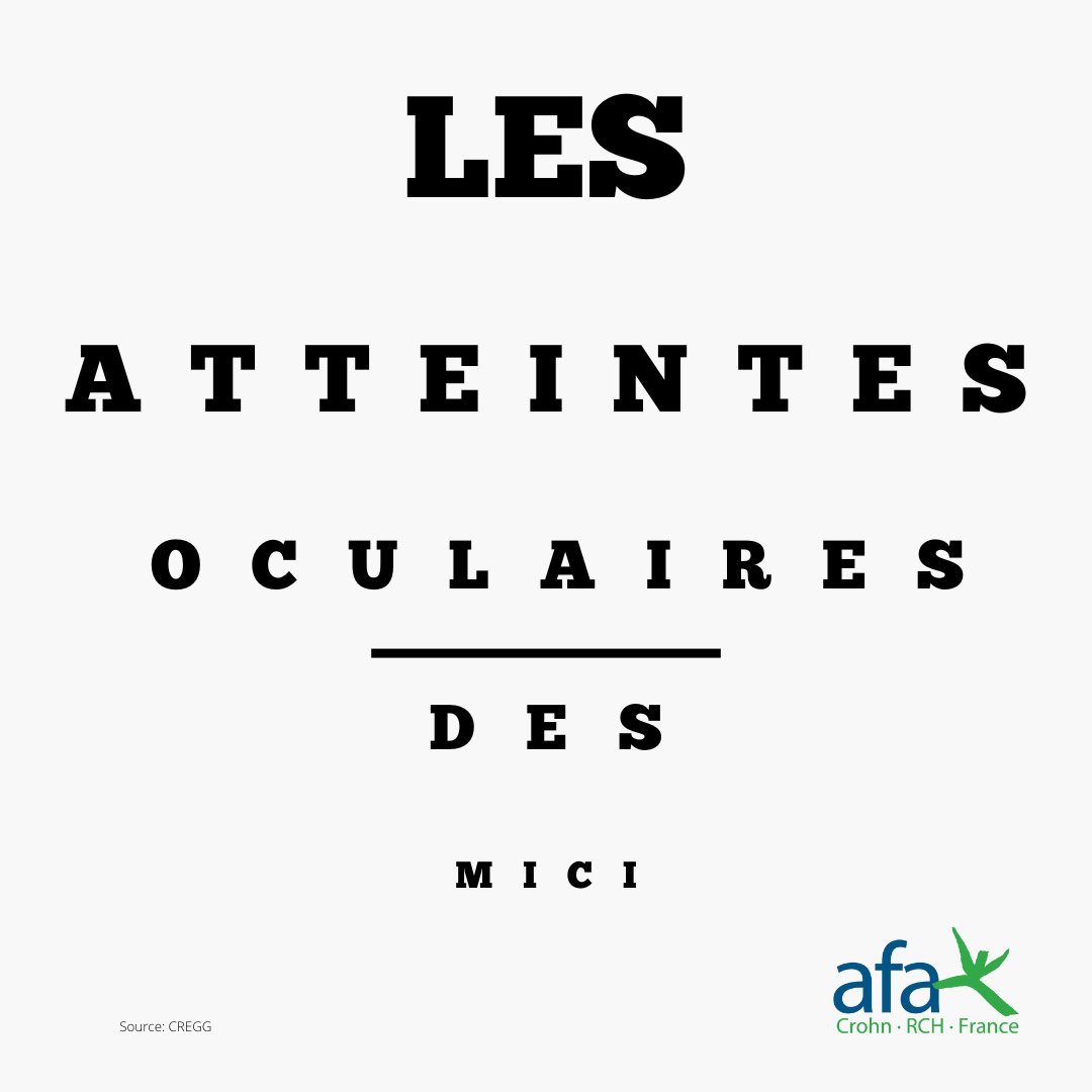 Connaissez-vous les atteintes oculaires des #MICI ? On vous dit tout sur ce phénomène rare, mais important, qui touche 3% des malades. 
bit.ly/3NevhhB