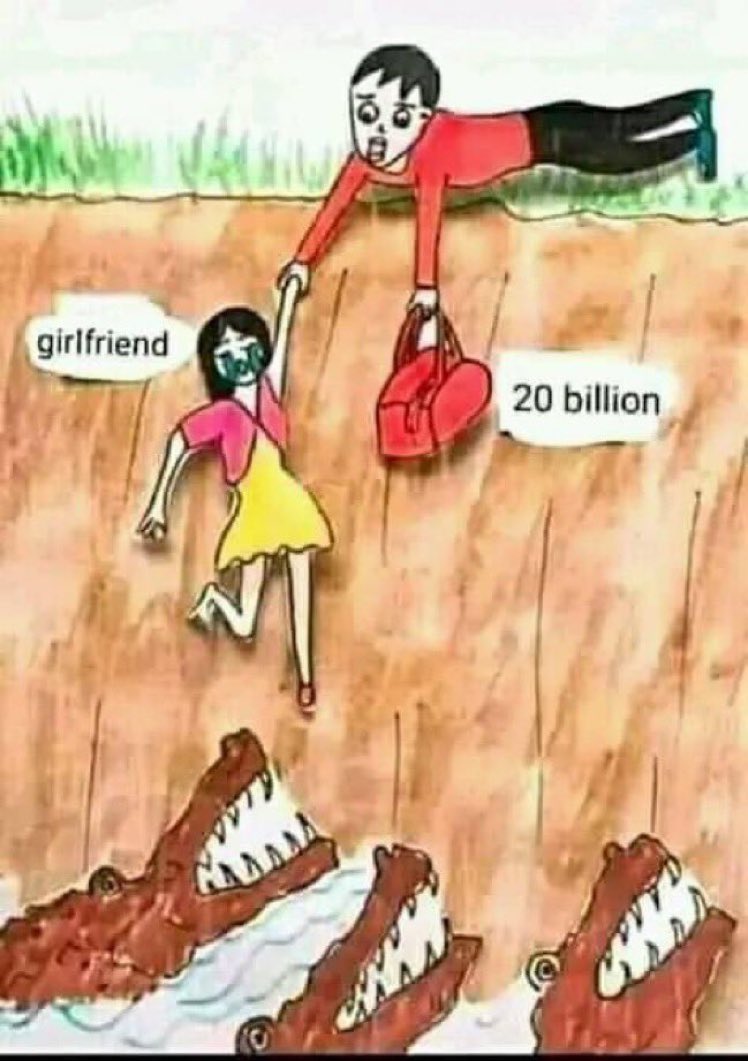 Are you saving the Girlfriend or $20Billion??