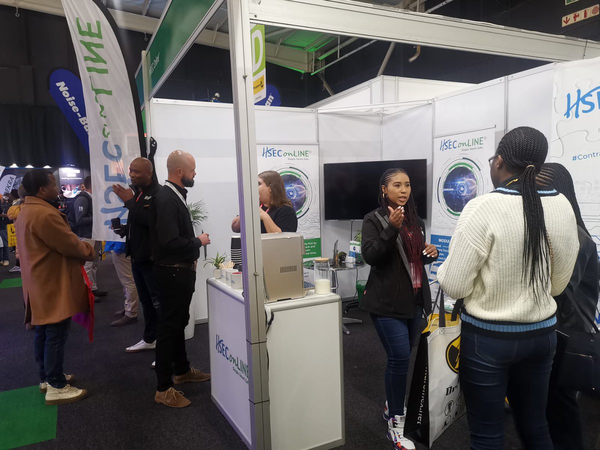 HSEC_Online's tweet photo. HSEC Online® powered by Saryx, is currently showcasing the digital future of health and safety compliance at this years A-OSH Expo.
Join us at Hall 3, Stand D05 and meet our team as we explore the world of ease and safety, through HSEC Online®
#gotyourback #healthandsafety #AOSH https://t.co/z9UZSGBfc3