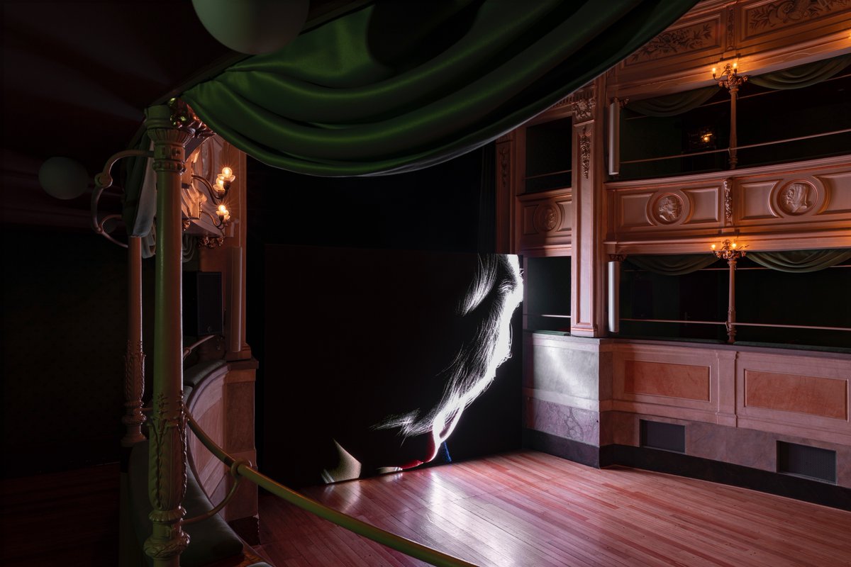 Made famous by the puppet shows of the Fratelli Colla company, and then by Paolo Grassi and Umberto Simonetta, the Teatro Gerolamo is saturated with the memories of the puppeteers’ enchanting fairy tales and stage designs, which find an eerie symmetry in the works of Diego Marcon