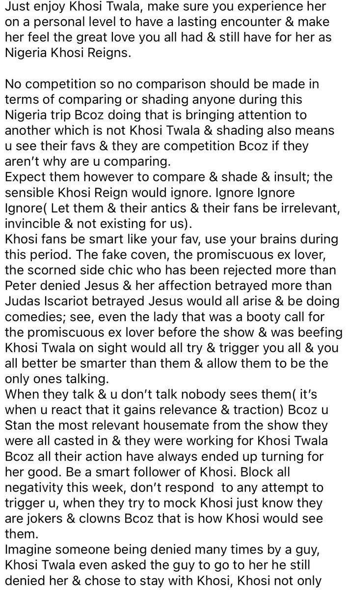 MamSwaziIsMyFav's tweet photo. Khosi Reigns &amp; Khosi lovers worldwide - Read this &amp; share. Don’t just Retweet, like or pass over - Read, digest, share &amp; ask others to Read &amp; Put Khosi first starting tomorrow- Block the Noise. Block KHOSI TWALA AFRICAN TOUR
ACTIVE LIFESTYLE TO THE WORLD
#KhosiTwala #BBTitans https://t.co/PXspR3IMom