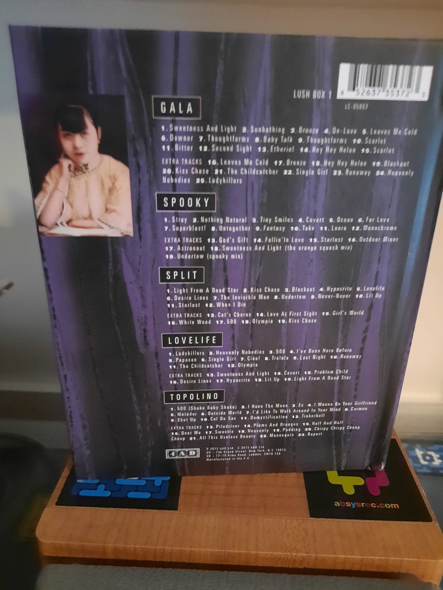 #23Daysof4AD
Lush - Chorus
I couldn't think of what Lush release to pick, so I picked all of them! This is how you do a CD boxset, pretty much every single track the band ever released (bar a couple of remixes) is here