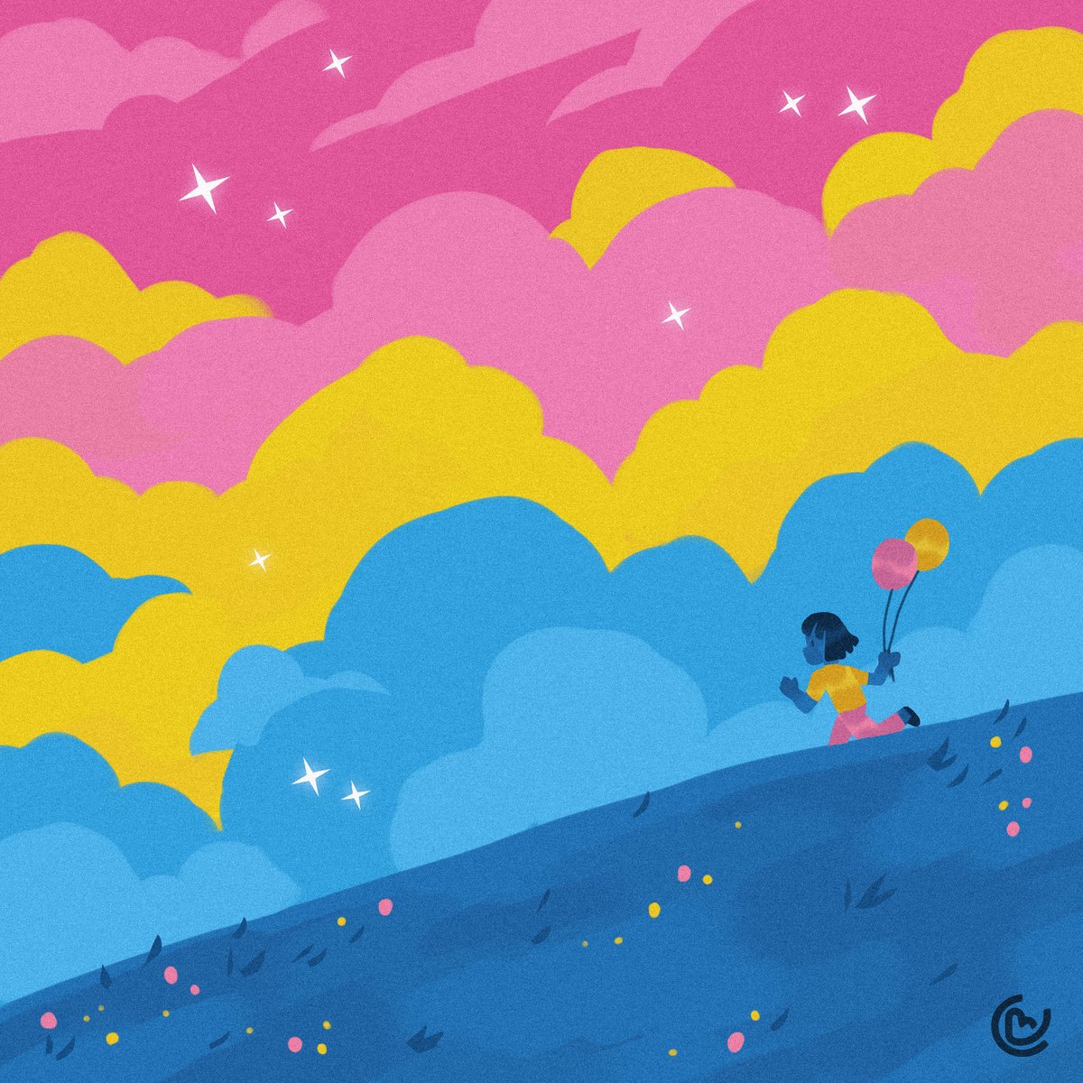 RT @caldatelier: I painted the pansexual sky! https://t.co/13oR7SxajH