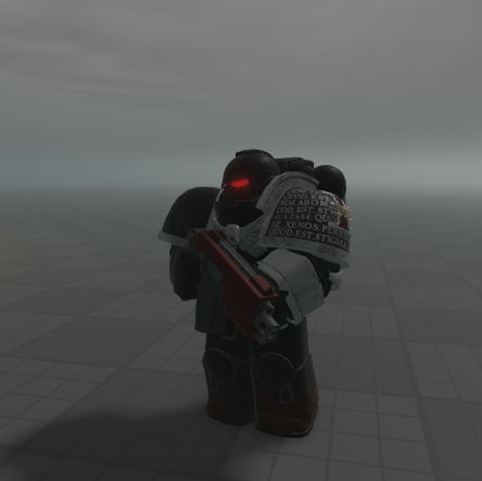 “Do not ask, 'Why kill the alien?' rather ask, 'Why not?'”

Deathwatch armor and chapter pauldrons

#RobloxDev #ROBLOX #40K