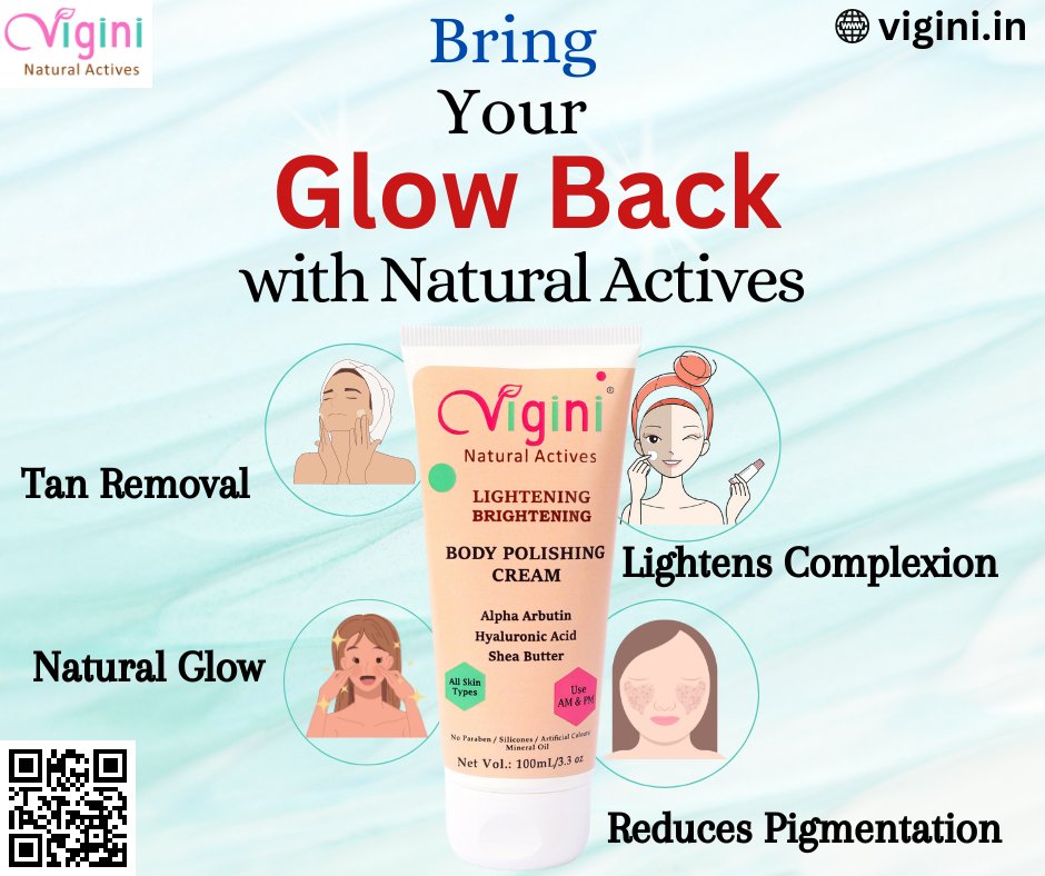 Bring Your Glow Back with Natural Actives
.
Product Purchase Link: bit.ly/3nND4si
.
Website: bit.ly/3KgazLv
Instagram: instagram.com/vigininatural/
.
#bodycream #bodycare #naturalbodycare #bodywhitening #bodywhiteningtreatment #fullbodywhiteningcream #viginiproduct