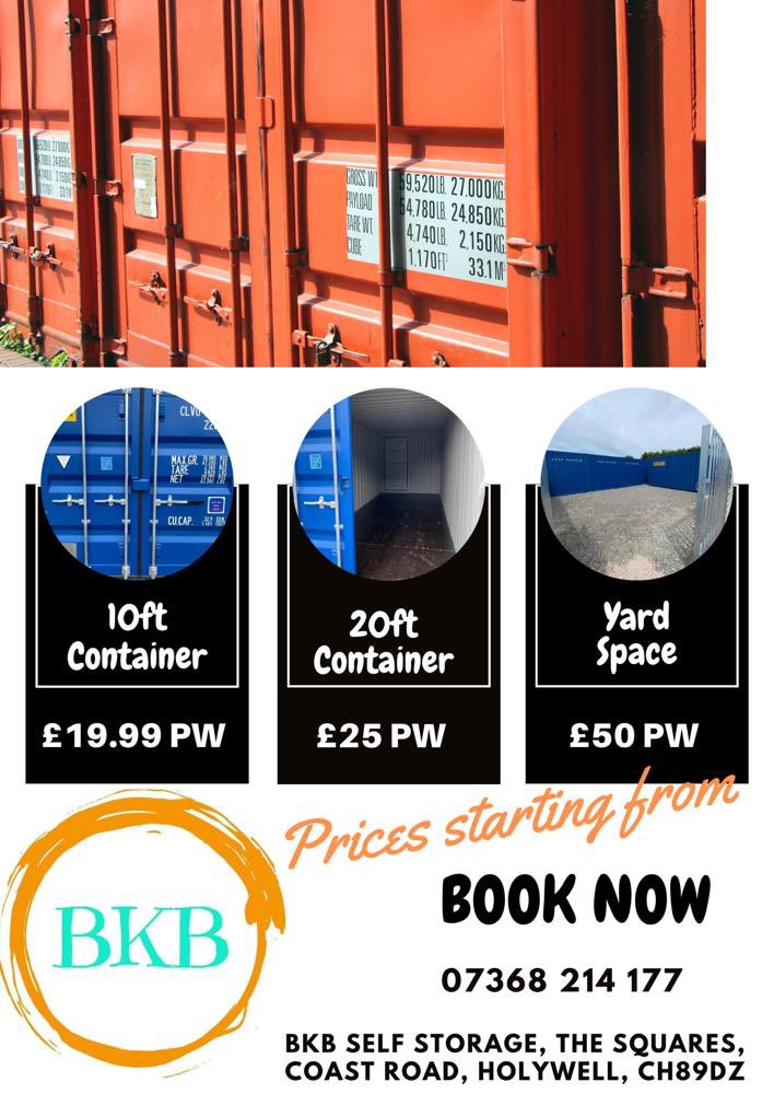 We have one container left @abakhan_mostyn. Call now for more details. Be quick before it goes. #storage #movinghouse #thursday #localbusiness #abakan #movingon #movingforward #storageideas