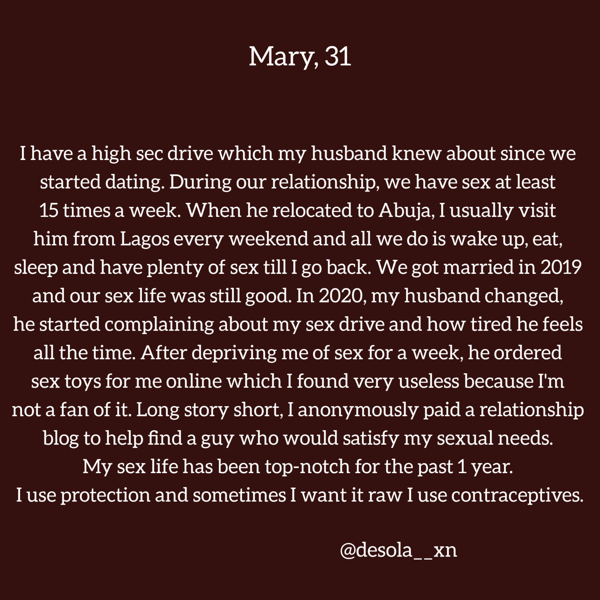 FyFUnHuXoAETRpX?format=jpg&name=large Must Read: 9 Married Women Talk About Their Affairs Outside Marriage