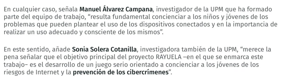 RSTI_UPM's tweet photo. News related to an article published in the context of the RAYUELA project  👇🏽

@alvarez_campana @soniasolera @RAYUELA_H2020 

https://t.co/6mxdCuslnm https://t.co/9BJVIM1Arv