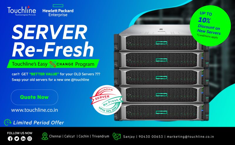 Exchange swap or upgrading your #legacy servers, you 'SERVER EXCHANGE PROGRAM' with #discounts of up to 10%. Just visit: lnkd.in/gQWH7iQv 
#hpe #hpeproliant #IT #service #serviceprovider #solutions #itbudget #exchangeprogram #business #enterprises #entrepreneurs