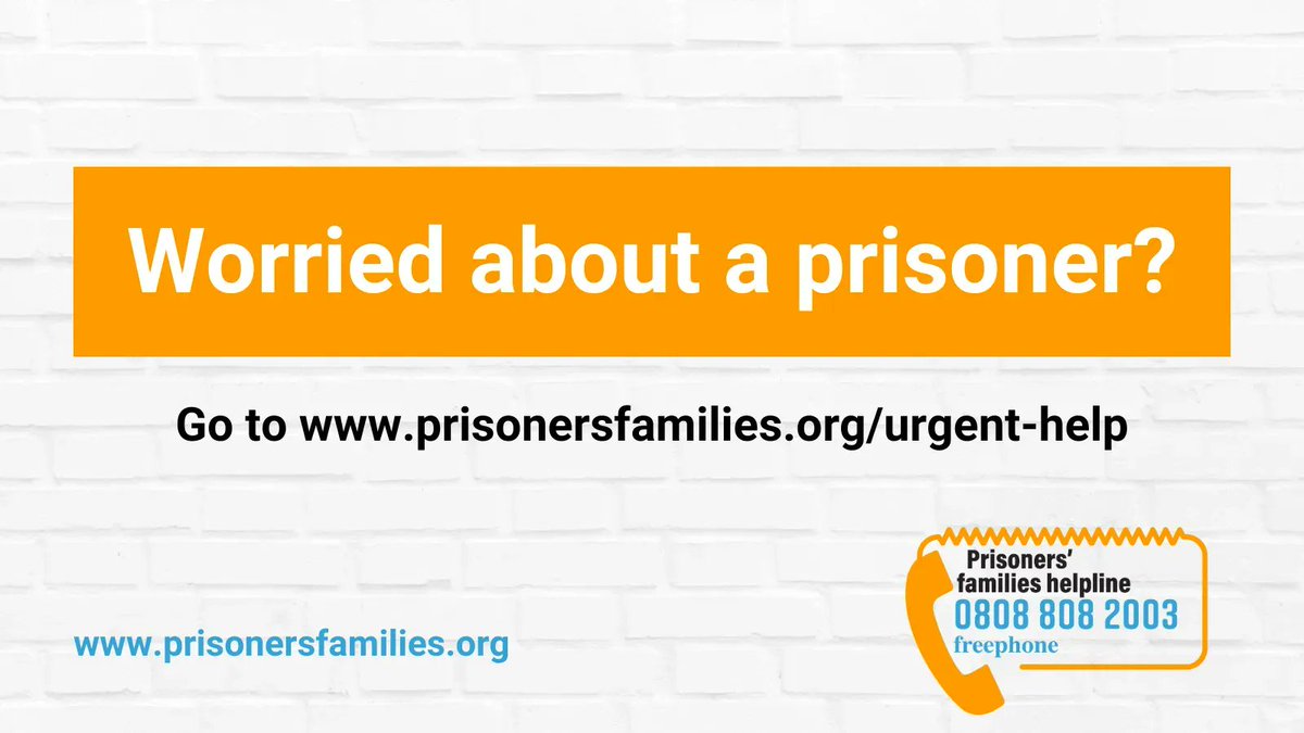 Prisoners' Families Helpline tweet media
