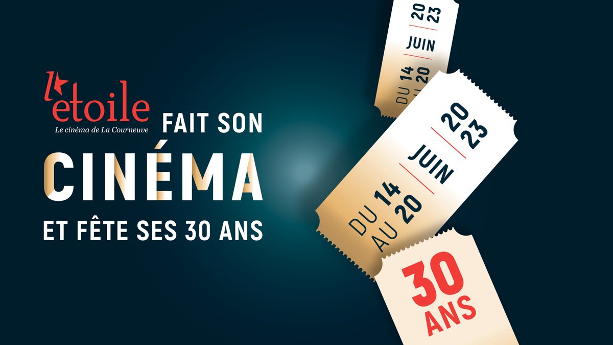 La_Courneuve's tweet image. 🎂 Pour ses 30 ans, "#lÉtoile fait son cinéma". Les membres de la structure municipale ont concocté spécialement pour vous un programme riche en oeuvres cinématographiques. Profitez-en ! C'est du 14 au 18 juin... 🎬

 ➡️ lacourneuve.fr/news/2023/leto… 😀