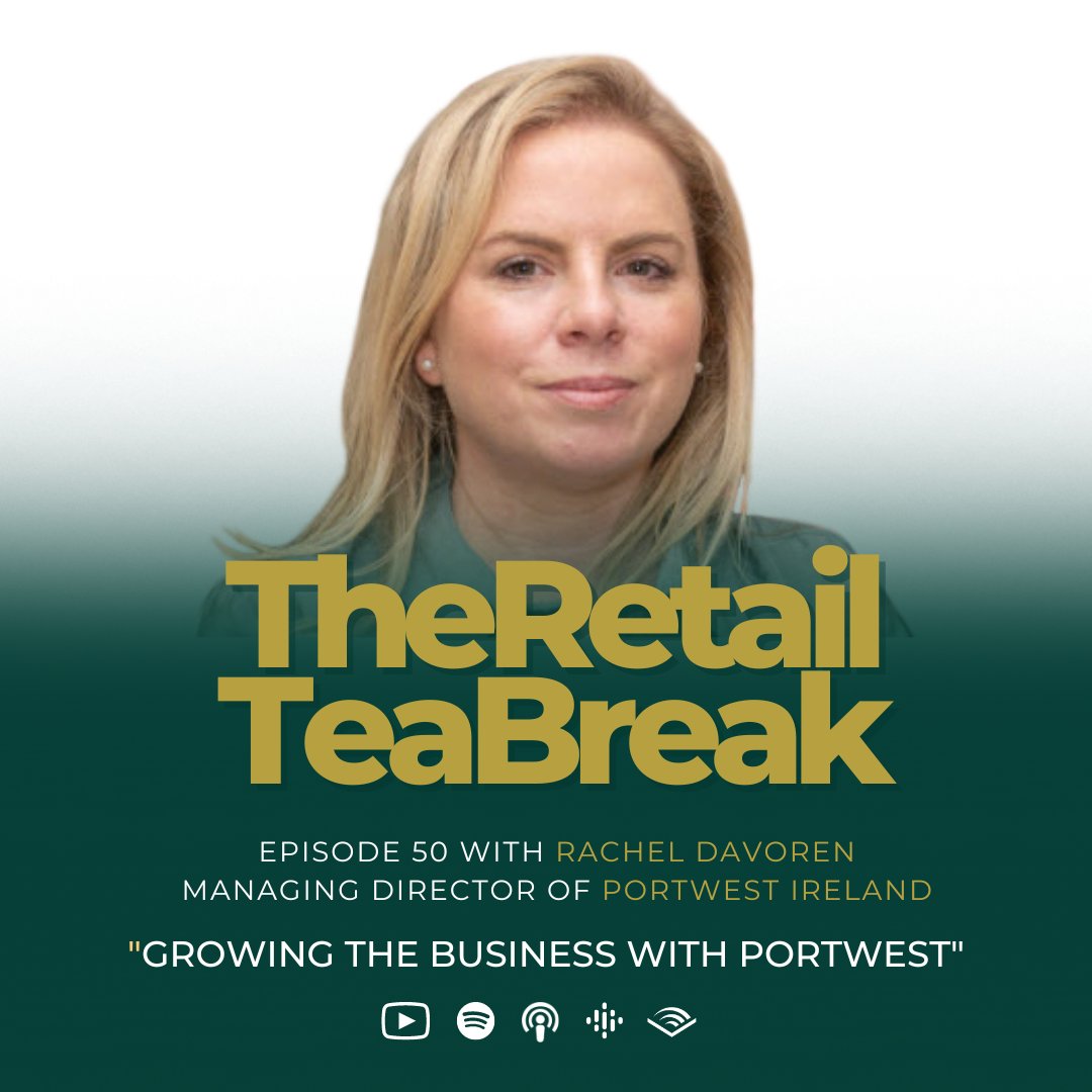 The Retail Advisor (@advisor_retail) on Twitter photo In the 50th episode of The Retail Tea Break podcast, I speak to a Rachel Davoren MD of <a href="/PortwestIreland/">Portwest - The Outdoor Shop</a>
🎉Next week is the last episode of the season. I’ll take a look back at some of the first 50 episodes of The Retail Tea Break Podcast!🎉
Spotify: open.spotify.com/episode/2QPr5c… In the 50th episode of The Retail Tea Break podcast, I speak to a Rachel Davoren MD of <a href="/PortwestIreland/">Portwest - The Outdoor Shop</a>
🎉Next week is the last episode of the season. I’ll take a look back at some of the first 50 episodes of The Retail Tea Break Podcast!🎉
Spotify: open.spotify.com/episode/2QPr5c…