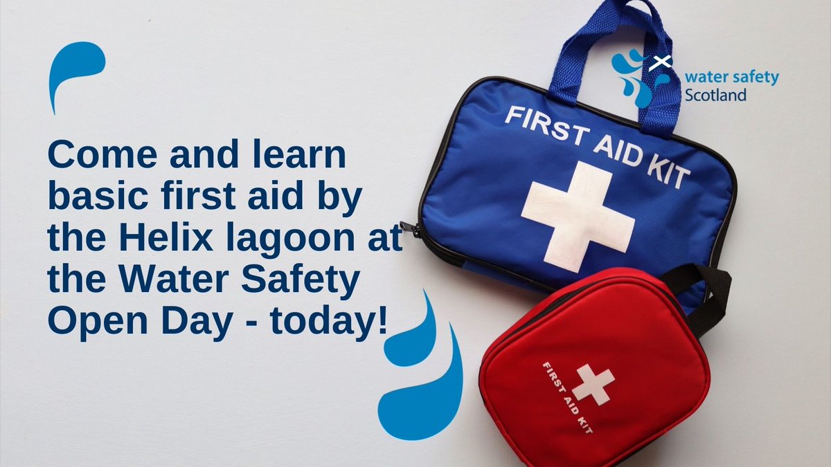 Come and learn basic first aid by the
Helix lagoon at the Water Safety Open
Day
#DrowningPrevention