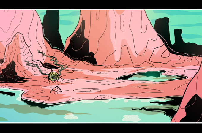 2 new Zodiac Parade pages today!  Sci-fi! Action! Drama! Join Echo and co as they make new friends, enemies, and fight their way through cyborg pirates, zombified robots and troupes of wild space clowns!      