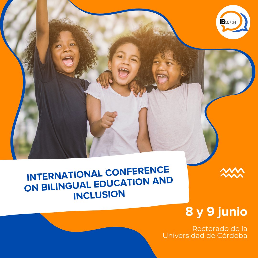 Ibmodelproject's tweet photo. Te esperamos esta tarde en nuestro Congreso Final "INTERNATIONAL CONFERENCE ON BILINGUAL EDUCATION AND INCLUSION". 👏
Impartido por ponentes internacionales especialistas en bilingüismo 🌍 y educación, un evento para culminar la implantación de nuestro proyecto Ibmodel. https://t.co/0T5TvFNICq