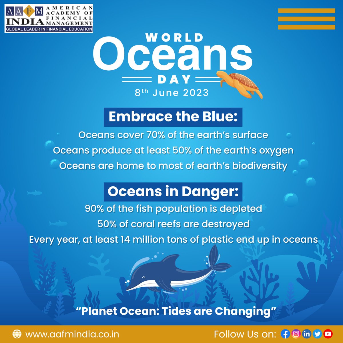 AafmIndia's tweet photo. World Oceans Day is a powerful reminder of our collective responsibility to protect world oceans which are home to a vast number of life forms.
#WorldOceanDay #waterbodies #preservetheocean #savetheocean #earth #marinelife #oceandumping #biodiversity #aafm #aafmindiastall https://t.co/yl71Gi24kO