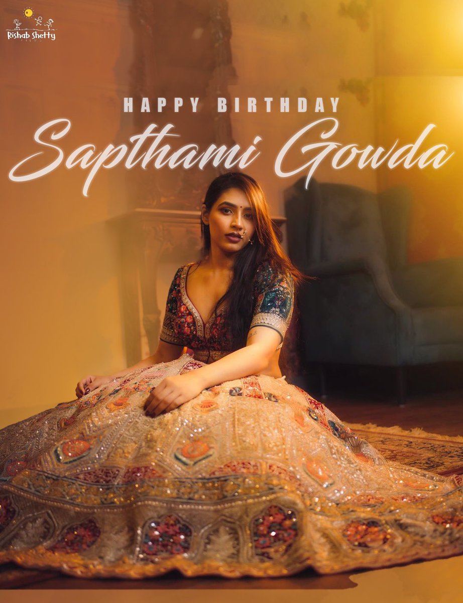 ನಮ್ಮ ಕಾಂತಾರದ ಮೂಗುತಿ ಸುಂದರಿಗೆ ಹುಟ್ಟುಹಬ್ಬದ  ಶುಭಾಶಯಗಳು.
Happy birthday to our Leela, Wishing you another year filled with remarkable success &amp; happiness. <a href="/gowda_sapthami/">Sapthami Gowda</a>