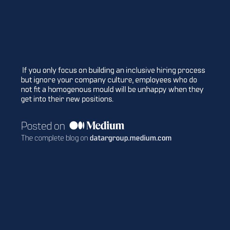 DatarGroup's tweet photo. Embrace Diversity, Elevate Success: Inclusive Recruitment at Every Step

Read the full article here : https://t.co/CATvV9ZmIc

#dssg #recrutement #success #diversity https://t.co/d4t8gY9w5X