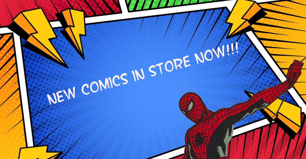 ComicMania2023's tweet photo. New comics in store now!!!

#ComicArt #PictureOfTheDay #SpiderMan https://t.co/hMf479iytz