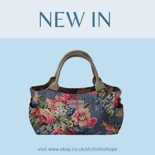 NEW ARRIVAL
Cath Kidston Bag
#secondhand #eBayShop #linktohoperetail #linktohopeebay #charityshopfashion #charityshopfinds #shopsecondhand #preloved #charityshoponline #fashion