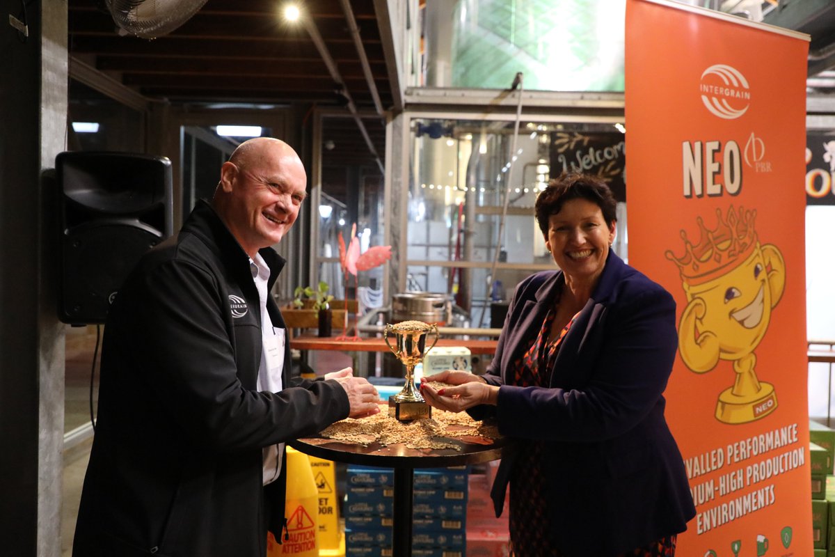 Neo🏆 IGB22102T is finally named! We are thrilled to introduce the next game-changer for barley growers.

With the plot-yield record, exceptional yield potential, disease resistance &amp; malting characteristics, Neo offers a significant step-change for growers in medium-high