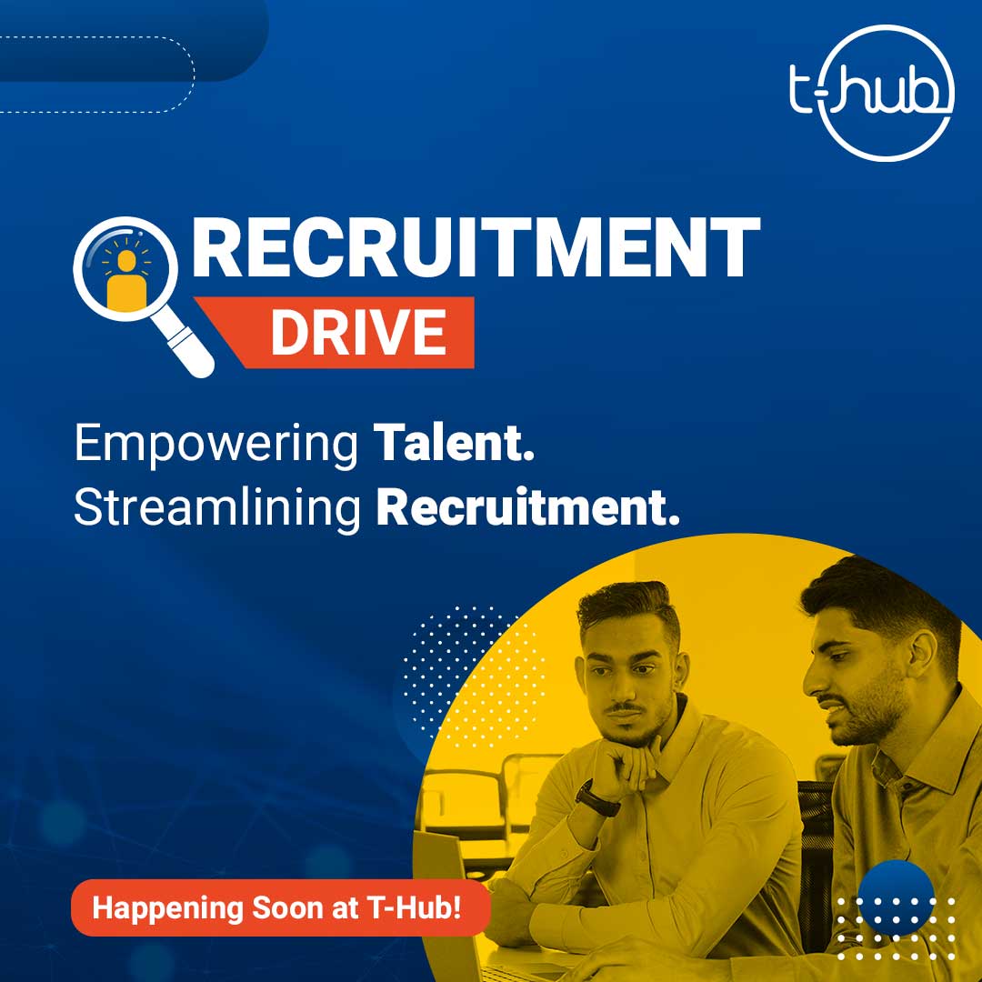 Hire or Get Hired!

#THub’s Recruitment Drive, Happening soon

Tons of opportunities for #job aspirants & a massive pool of talented people to hire for #recruiters.

Send your Enquiry: hr@t-hub.co

#InnovateWithTHub #RecruitmentDrive #Happening #JobSeekers #jobseekersupport