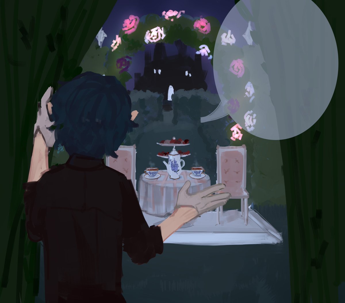 right now I'm having trouble drawing because my laptop is broken...
Therefore, I brought some arts with the baby Barbatos without context. I'm sorry, that's all I can offer you right now 😔

#obeyme #obeymefanart #obeymebarbatos #ObeyMeNightbringer