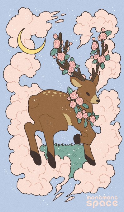 「deer sky」 illustration images(Latest)