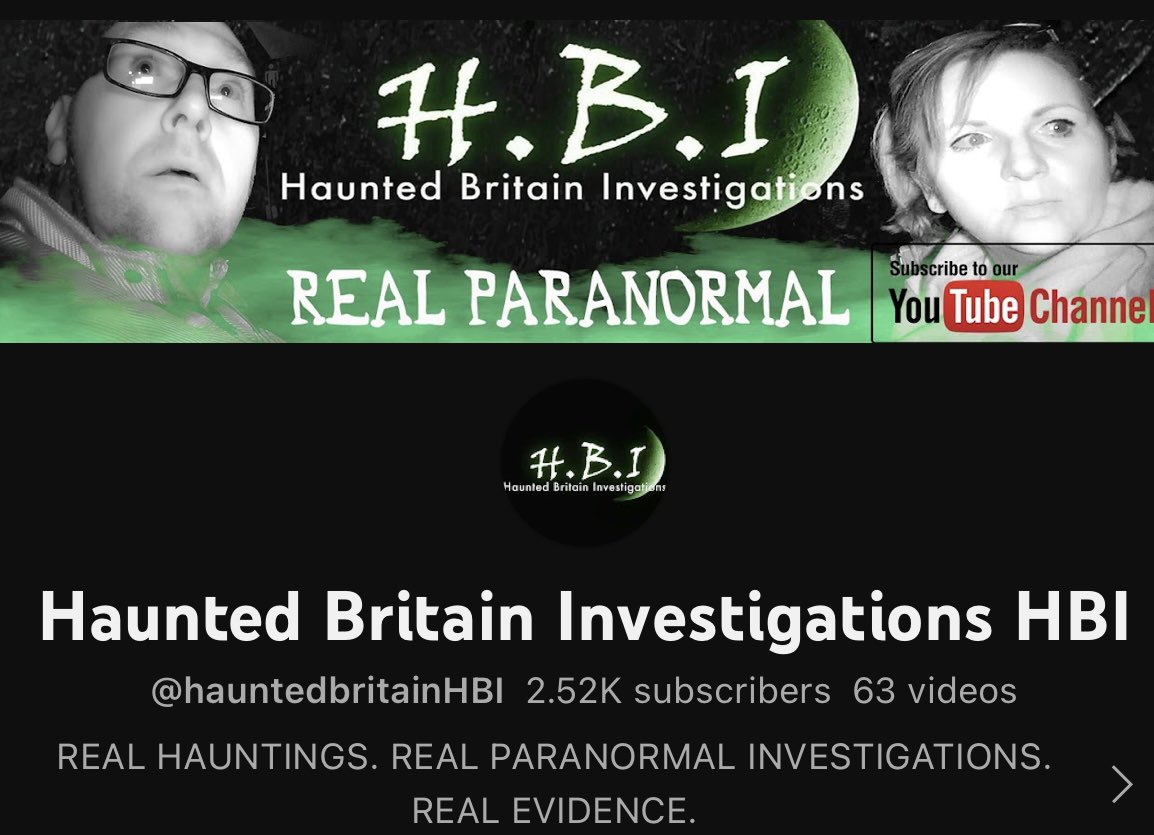 Our YouTube channel features over sixty paranormal investigations. 

Over a decade of amazing paranormal evidence. 

Some of the most haunted locations in the United Kingdom. 

Why not take a look? If your brave enough. 

#GhostHunters #paranormal #Haunted
