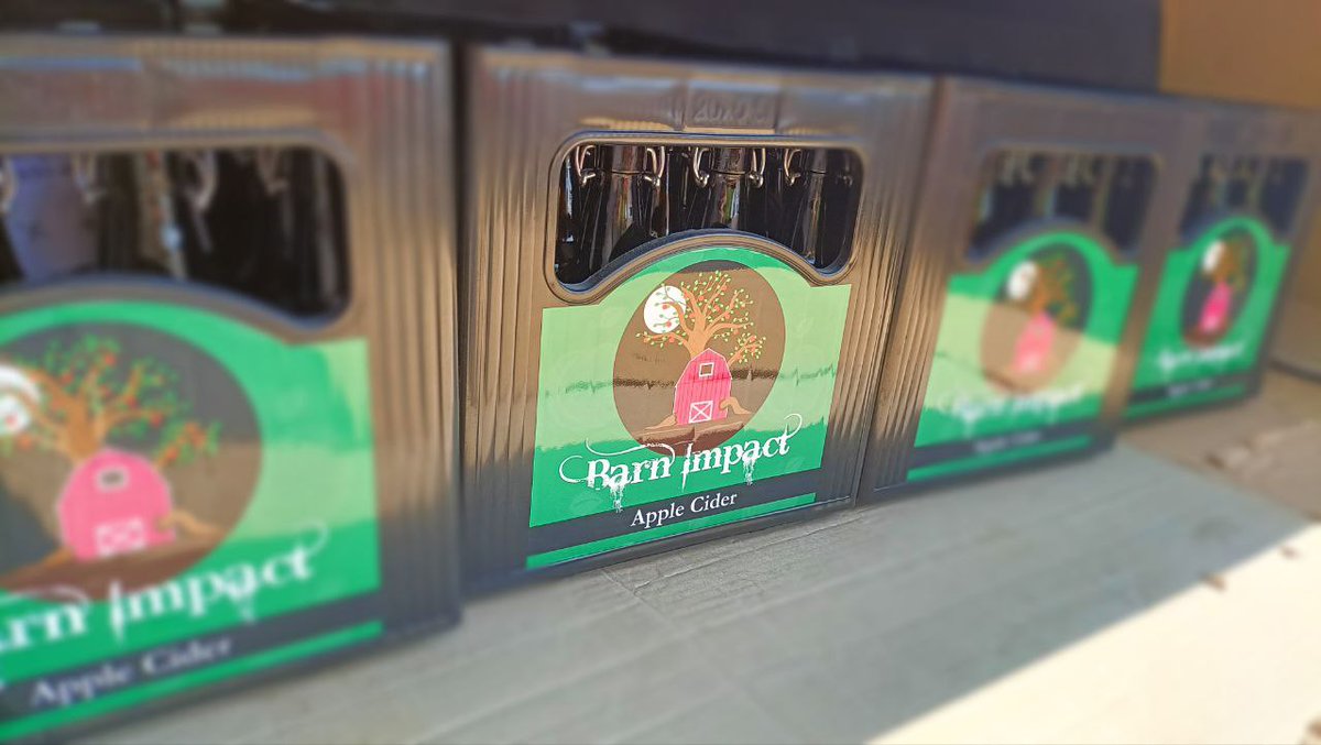 Der Cider ist gepackt, kann also eigentlich losgehen #BarnImpact #SSSSSSS2023