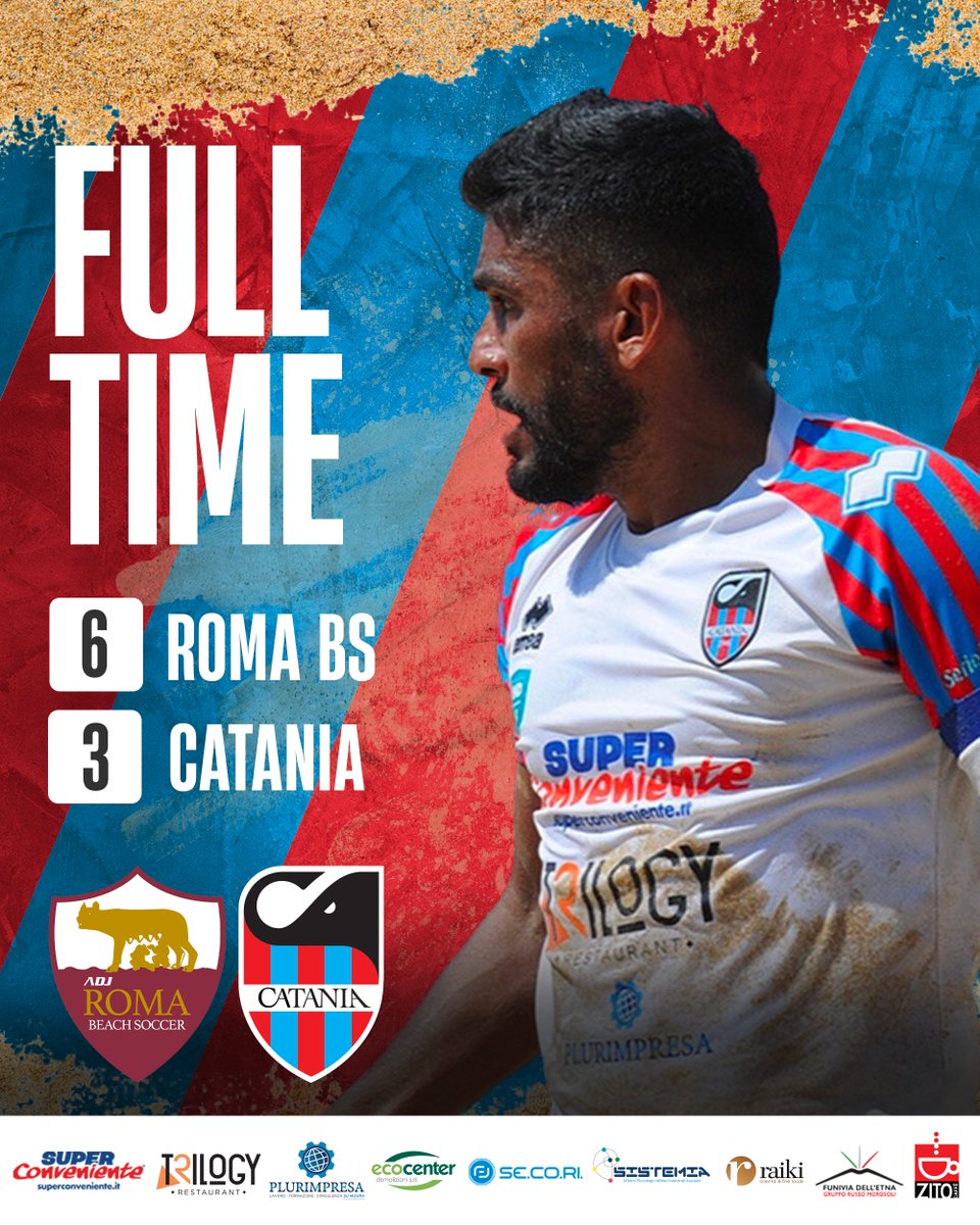 cataniafc_'s tweet photo. ποΈβ½οΈβ€οΈπ #WeBeach
ποΈ Roma BS vs. Catania
ππ» Finisce il match
#CataniaSSD https://t.co/OrC5t3SIeb
