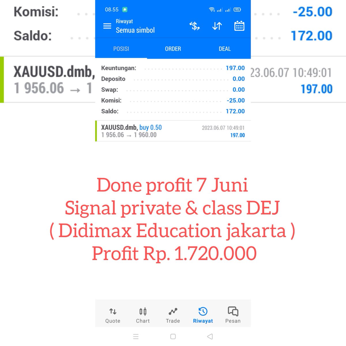 Ramadan2Okan's tweet photo. One shoot kill 🤑🤑🤑
Akurasi signal 90% kok bisa ??? 
JOIN NOW DIDIMAX EDUCATION JAKARTA ‼️‼️ https://t.co/Cr6Te3OuHb