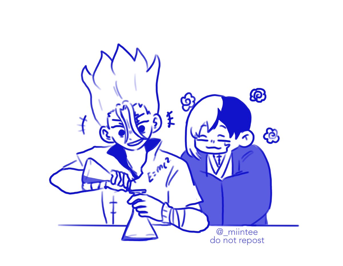 #drst / gen who hunches his back to trick ppl of his height (and to be tiny for senku)