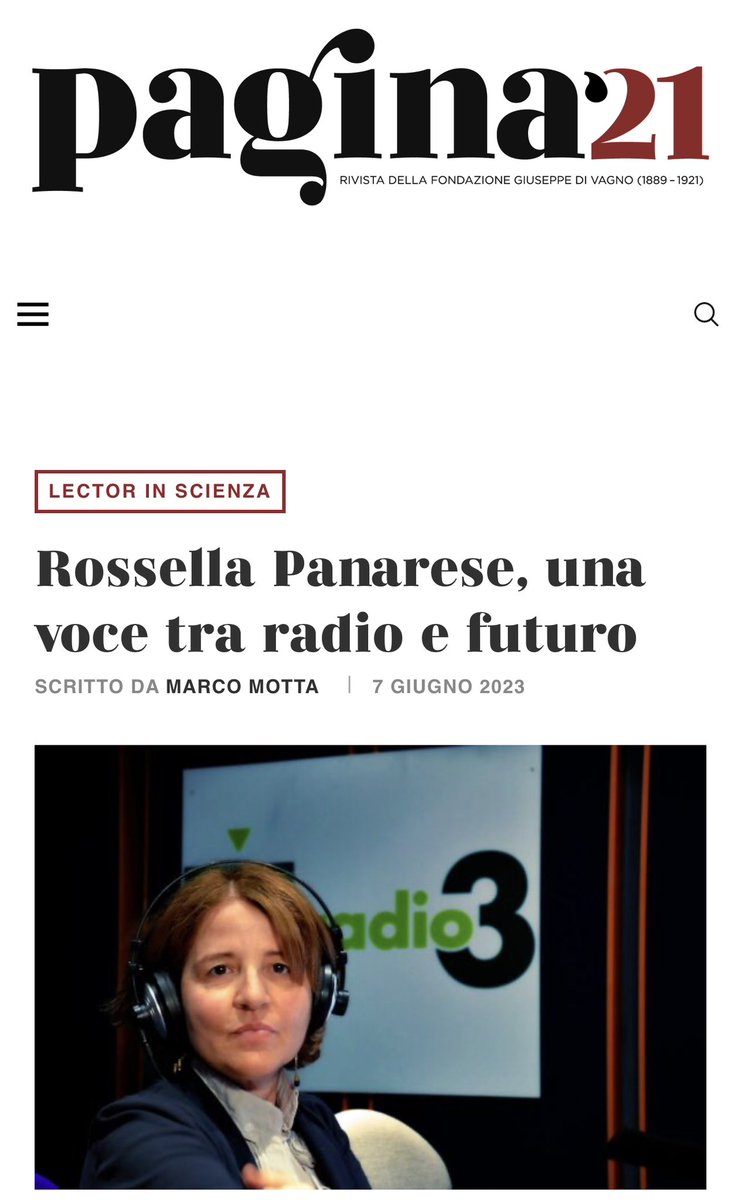 Rossella diceva “Saper raccontare vuol dire avere a cuore l’ascoltatore, essere nella disposizione d’animo di farsi carico dell’attenzione dell’altro, creare un filo comune tra chi parla e chi ascolta. Insomma, costruire una relazione”

È raccontato qui 
tinyurl.com/y98dxfp3