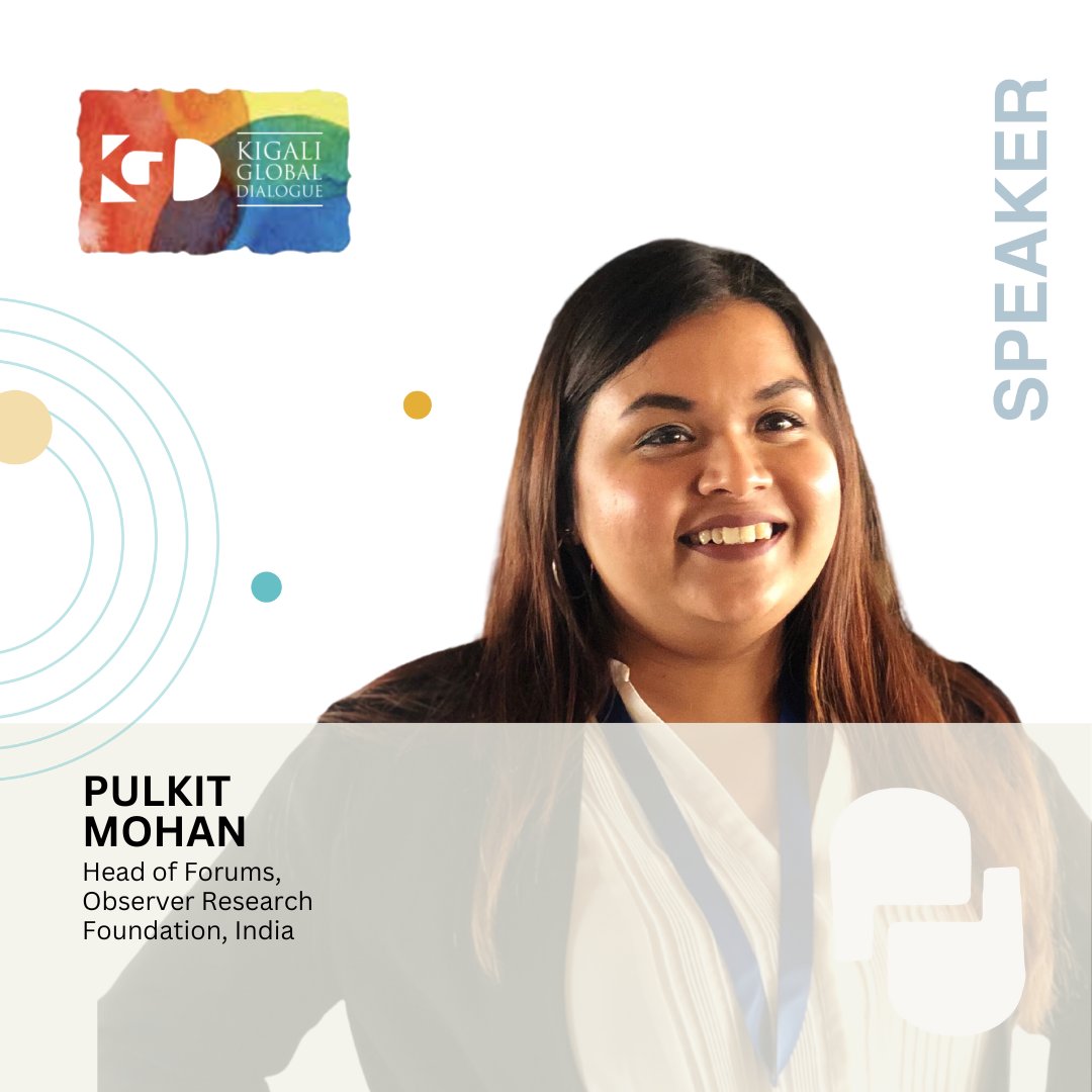 .<a href="/pulkit_mohan/">Pulkit Mohan</a>, Head of Forums, ORF, India will speak at the 3rd edition of the #KigaliGlobalDialogue. 

June 12-14 | Kigali

For more: orfonline.org/orf-kgd/ 

#KGD2023 #ToKigali <a href="/orfonline/">ORF</a> @orfamerica <a href="/GovernanceRw/">Rwanda Gov Board</a>