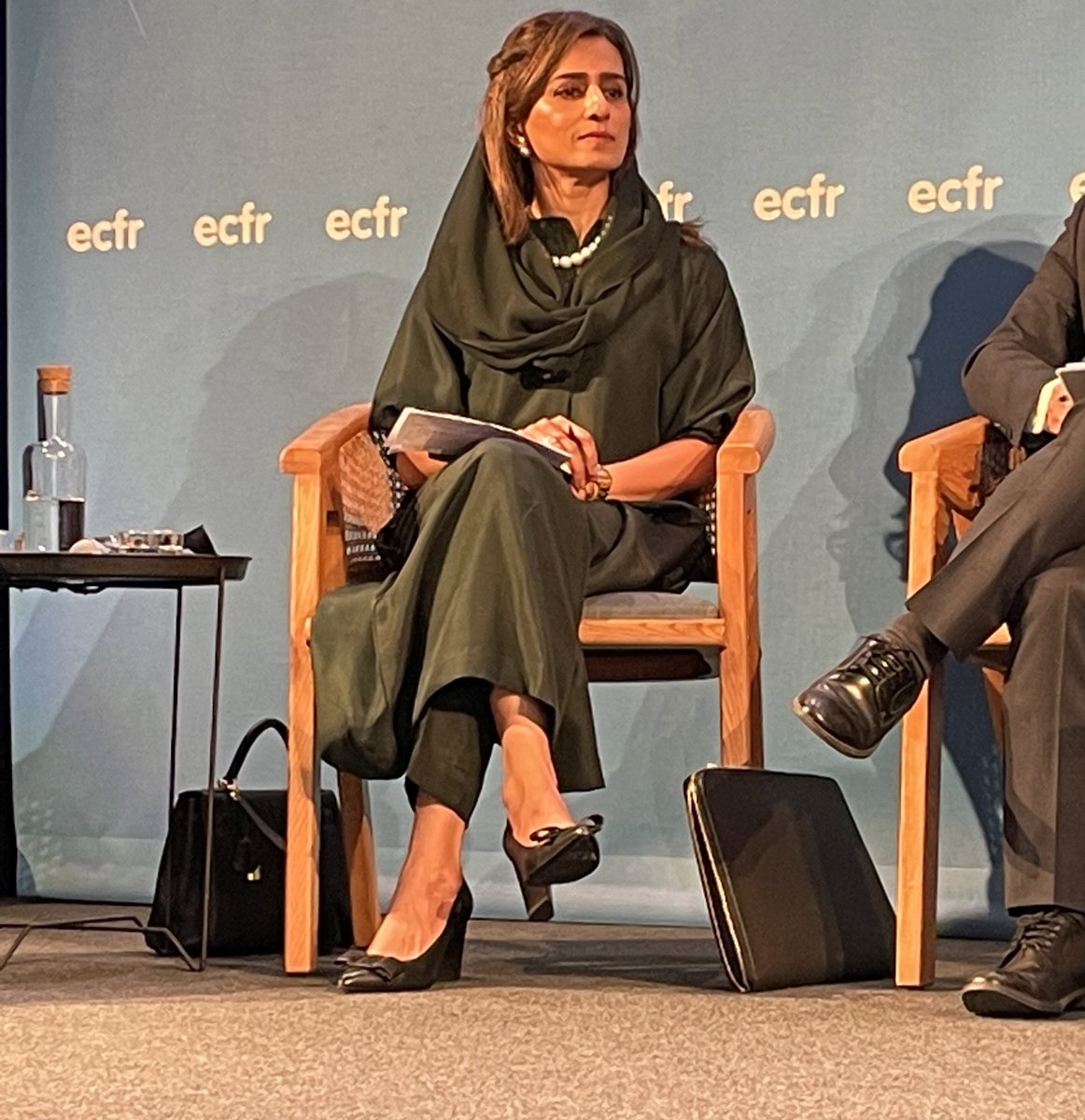 “Please do not ask us to unlearn lessons we were taught for decades.
We were told this is global village. But now you ask us to  accept to change the rules because they are no longer in your interests. Selective amnesia must not be pursued” #acm2023 <a href="/HinaRKhar/">Hina Rabbani Khar</a> <a href="/ecfr/">ECFR</a>