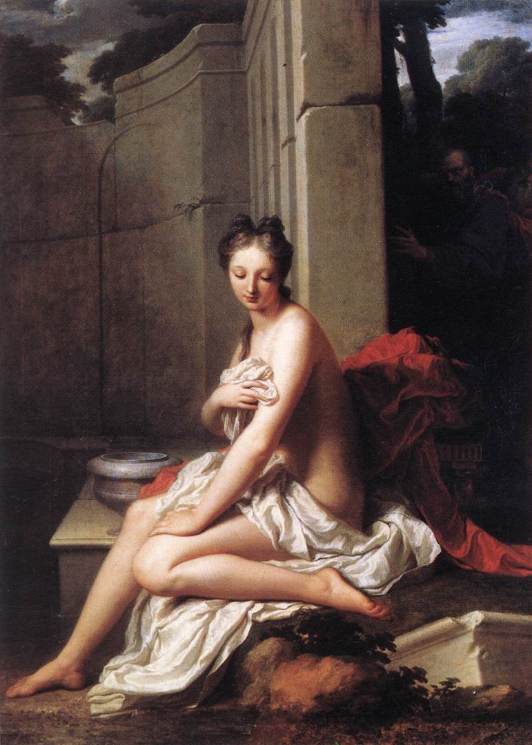 'Susanna at the Bath'
(1704)
By ~ Jean-Baptiste Santerre