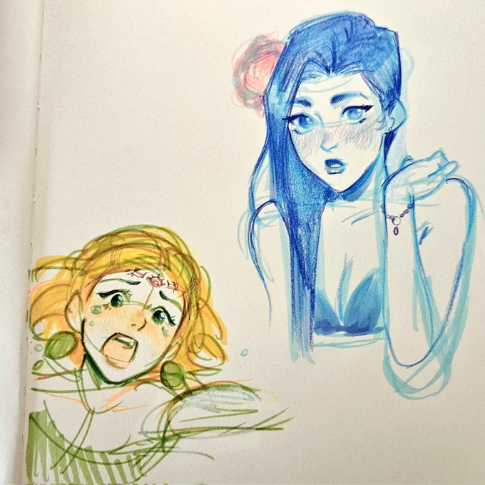 Sketchbook things bc I'm having a good time
