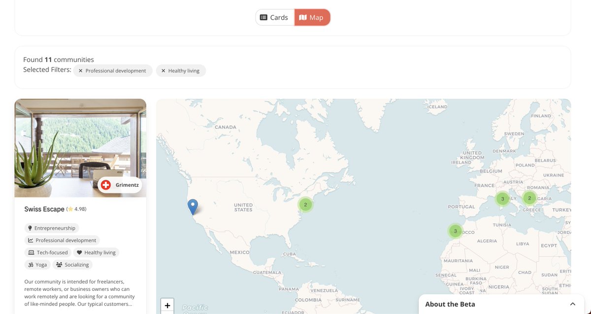 colivevalues's tweet image. colive values just got even better! Here are some new features we think you'll love😄

- A new Map view 🗺️
- Selected filters overview for easy removal of your existing filters ✅
- Faster search loading ⚡️

Try it out &amp;amp; let us know your thoughts!