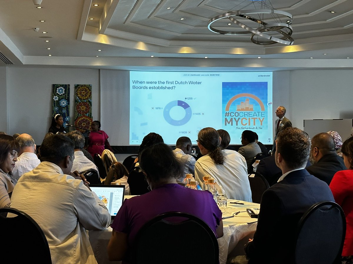 Wetskills's tweet image. Opening #CCMC #cocreateMYCITY @eThekwiniM with deputy major @HanPetersSA @DWS_RSA DDG. This afternoon @Wetskills Finals!! 6 teams will pitch their #innovation #water solutions. @Rand_Water @WaterResearchSA @YWPZA @WaterInstSA @UKZN @DUT_Tweets @DutchWaterAuth @NLinSouthAfrica