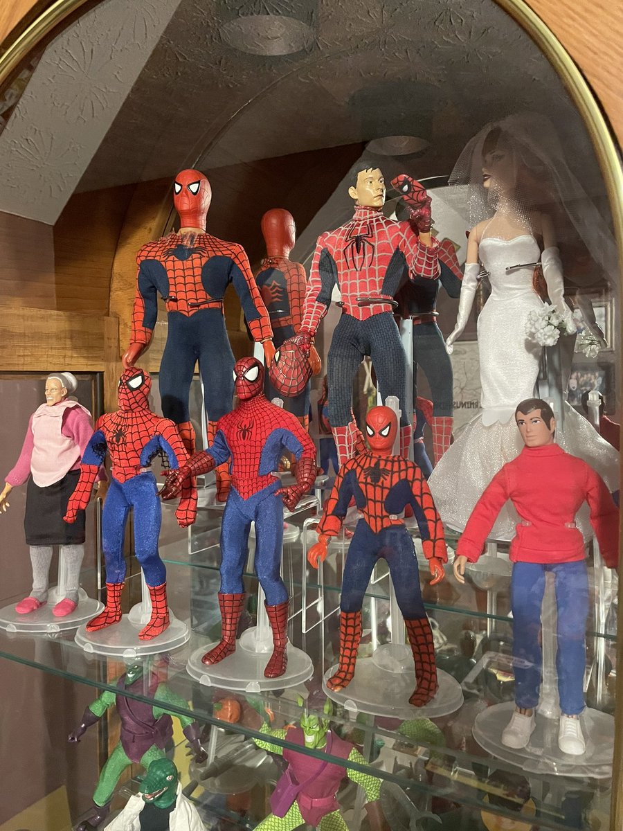 One of my #Spiderman display shelves. #vintagetoys #classictoys