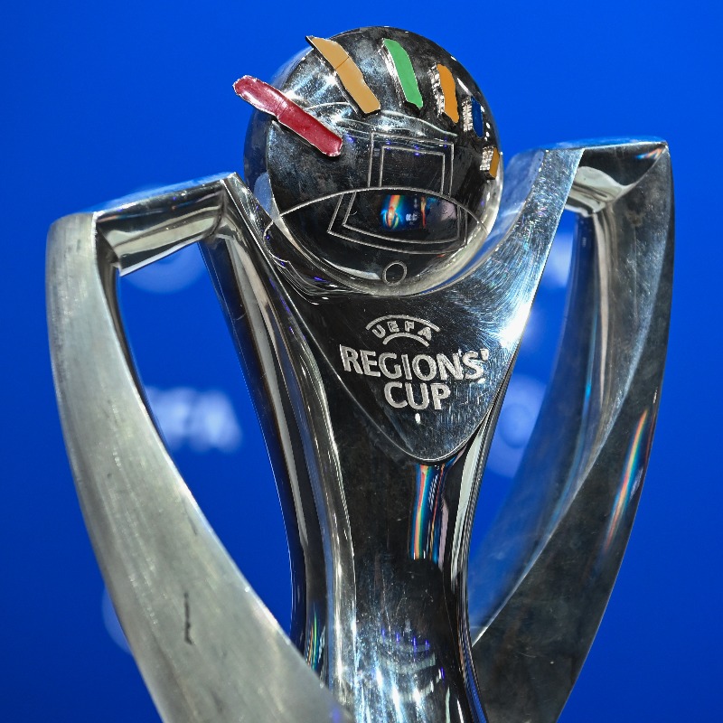 UEFA's tweet photo. 🏆 The UEFA Regions' Cup is back for 2023!

🇪🇸 After a four-year hiatus, our tournament for amateur teams across Europe returns with eight teams competing for glory in Galicia, Spain.

⚽ Learn more about the #RegionsCup and how much it means to those who are playing in it: ⬅️➡️